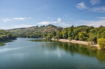 Fototapeta premium Scenic River Valley Landscape