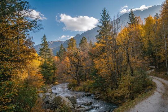 River Dojkinacka in the Mountain Region of Pirot