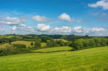 Fototapeta premium Scenic rural landscapes in England