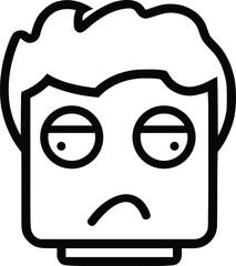 Emoticon Icon Collection. A selection of colorful flat-style emoji faces featuring smiles, happy faces, sad faces, angry faces, and surprised faces. Vector illustration of a simple line and a smiling 