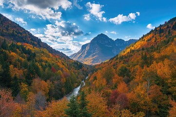 Stunning Chaudefour Gorge in the Mountainous Region