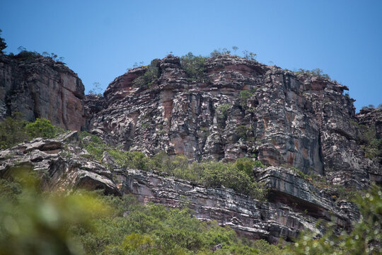 Vale do Pati in Chapada Diamantina, Bahia. Majestic mountains, green valleys and dramatic cliffs. A breathtaking natural landscape, perfect for adventure, trekking, travel and nature concepts. - Powered by Adobe
