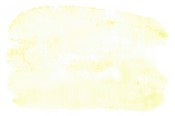 Handcrafted watercolor painting with yellow-green strokes on a light backdrop. Fresh spring-themed aquarelle background with ample space for text.
