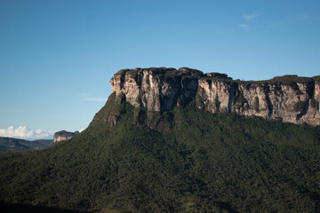 Vale do Pati in Chapada Diamantina, Bahia. Majestic mountains, green valleys and dramatic cliffs. A breathtaking natural landscape, perfect for adventure, trekking, travel and nature concepts.