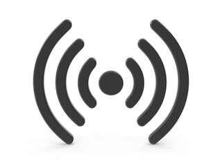  Wireless connectivity symbol 3d render