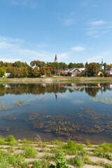 view of the river in the city