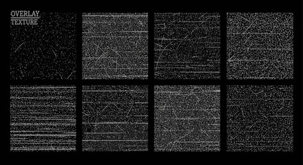 Digital Noise Overlay Texture Pack with Grunge Scratches and Static Effects for Graphic Design Projects