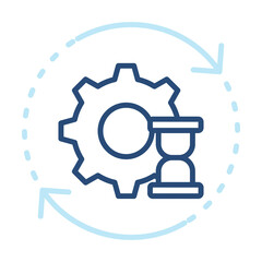 Consistency Icon Color Outline Style. Vector Illustration Design