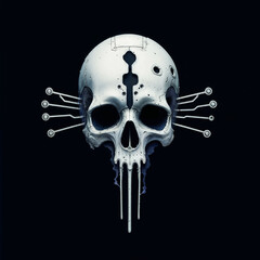 hi-tech skull