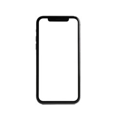 Blank Smart Phone Transparent Screen Background Template