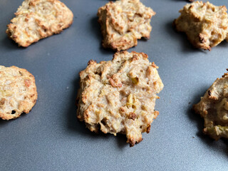 homemade delicious  cookies, natural sunlight