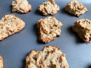 homemade delicious  cookies, natural sunlight