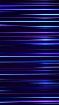 blue speed lines background for comic books on manga visual speed frame action explosion, abstract digital art featuring horizontal lines of vibrant blue and purple light.