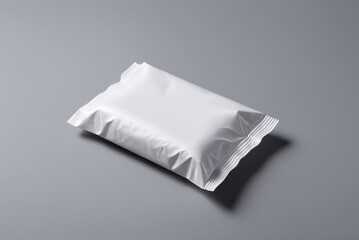 snack bar packaging mockup, white snack bar wrapper levitating effortlessly against a soft gradient grey background, impossibly sharp focus, perfect for branding.