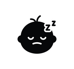 Sleeping Icon Set. Simple Line Icons with Comfort, Comfortable Sleep, Pillow, Bed, and Bedtime. A Selection of Vector Illustrations for Sleep and Rest.