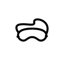 Sleeping Icon Set. Simple Line Icons with Comfort, Comfortable Sleep, Pillow, Bed, and Bedtime. A Selection of Vector Illustrations for Sleep and Rest.