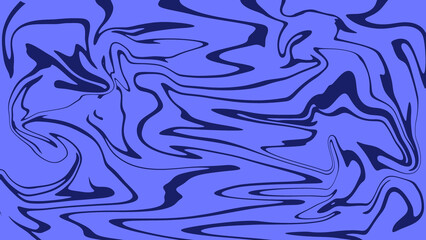 Blue and Indigo Liquid Marble Background