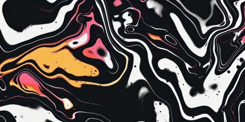 Liquid Pattern dark duo Colors Abstract Fluid Blend Gradient Motion Swirl