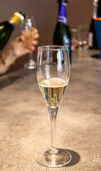 Visit caves in Limoux, sparkling wine tasting, traditional method of production of cremant and blanquette sparkling wine, Occitanie, France, Blanquette de Limoux production