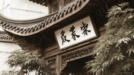 Asian architecture detail