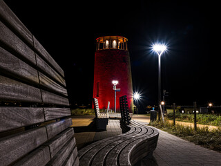 Der Weg zum Turm auf Fehmarn