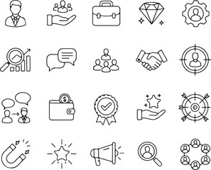 Employer Branding concept banner with icon
