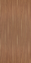 Obraz premium Vertical wood grain texture with rich brown tones, ideal for backgrounds, furniture mockups, wall panels, and interior design visuals with natural, rustic appeal.