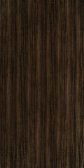 Naklejka premium Dark brown vertical wood grain texture for furniture, flooring, paneling, and interior design. Smooth hardwood surface with rich natural pattern, ideal for material reference.