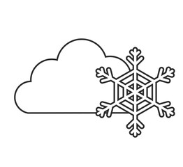 雪、冬、氷の結晶天気のイラスト