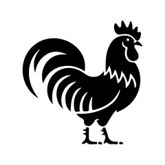 rooster isolated on white background, rooster design, rooster design vector, tattoo rooster design, rooster vector, rooster silhouette design,   