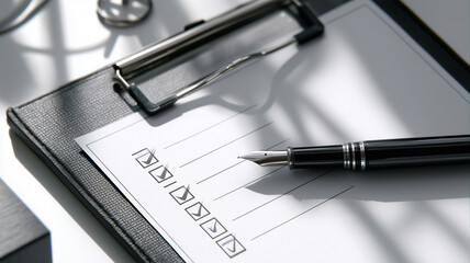 万年筆で整えるチェックページ