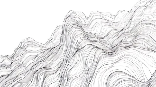 Black and white illustration of a mountain, suitable for editorial or educational use