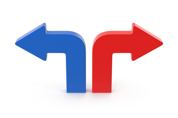 Choice Left or Right Directional Arrows