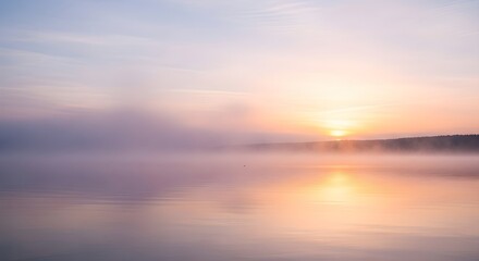 Fototapeta premium Dreamy Abstract Seascape at Sunrise.