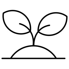 Plant Outline Icon