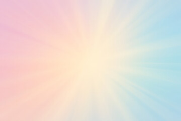 Obraz premium Abstract glowing light burst background with soft pastel beams, perfect for dreamy, artistic and creative projects