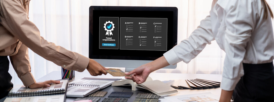 Online product certification, marking a key achievement. Demonstrates commitment to quality and trustworthiness by having product certification passed. brisk