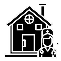 Nursing Home Vector Icon