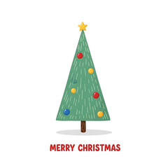christmas tree illustration