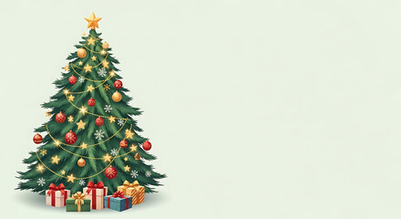 christmas tree illustration