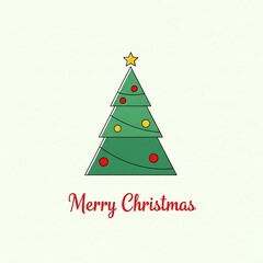 christmas tree illustration