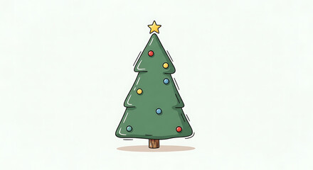 christmas tree illustration