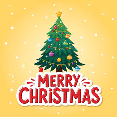 christmas tree illustration