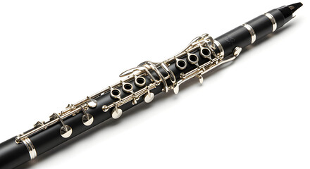 Obraz premium Clarinet isolated on white.