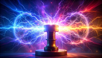 Electric orbs around a device