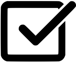 checkbox vector flat icon
