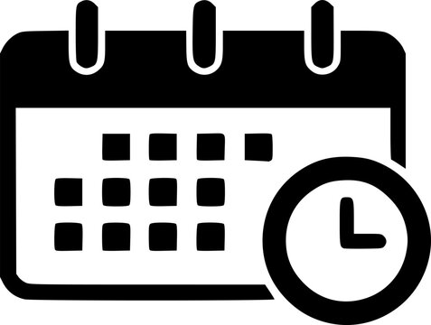 deadline icon flat vector
