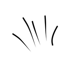 Comic cartoon boom speed effect, explosive motion line. Comic explosion, explosive smoke, cartoon vector icon speed line. Sketch action effect sketch sketch sketch sketch sketch hand drawn. Vector ill