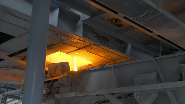 Ceramic frit on heavy industrial enterprise. Ceramic composition formed by fusing inorganic materials into glass by heating them in smelters and quenching them in water
