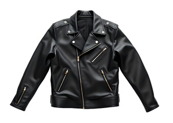 Black Leather Motorcycle Jacket